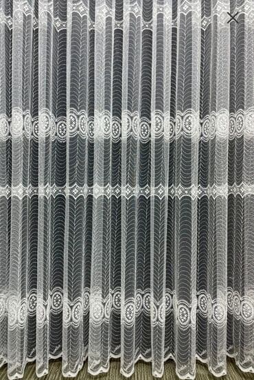 metbex perdeleri 2020: Yeni, Tül, rəng - Ağ, Pulsuz çatdırılma — 6