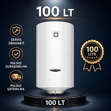 Ariston 100 l, Yeni, Kredit yoxdur, Pulsuz çatdırılma, Rayonlara çatdırılma