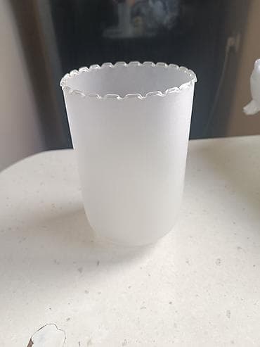 Mat şüşədən abajur/plafon - Material: mat (buzlu) şüşə - Forma