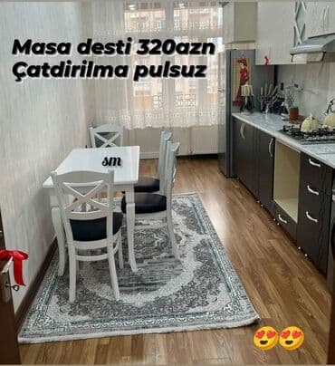 mətbəx ucun divan: ✔️Sifarişlə✔️ *✔️Kuxna üçün dest 1 masa 2 stul künc divan dəsti✨✨* ✔️ — 5