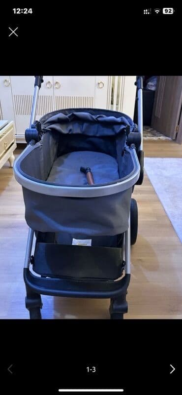 cybex pallas 2 fix avtokreslosu: Uşaq arabası – beşik tipli, boz rəngdə – Geniş beşik bölməsi: yeni — 2