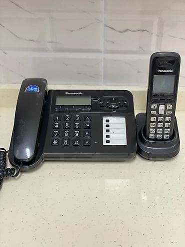 sazz internet satisi: Stasionar telefon Panasonic, Simsiz, İşlənmiş, Pulsuz çatdırılma — 1