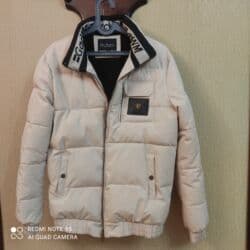 Köynəklər: Kişi üçün qışlıq şişmə kürk/kurtka TƏMIZ SƏLIQƏLI - Rəng: açıq bej - — 2