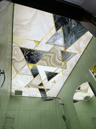 регулировка пластиковых окон: 💎Dartma Tavan💎 ⚪⬜Sadə Ag Tavan 1kvm - 30Azn 💠🔶️Şekilli Dekor Tavan — 26