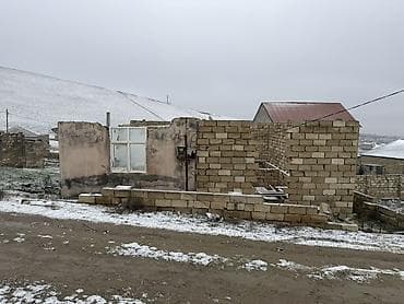 bineqedide evlerin satisi: 3 sot Torpaq sahəsi və yarımçıq tikili - Şəkillərdə görünən — 7