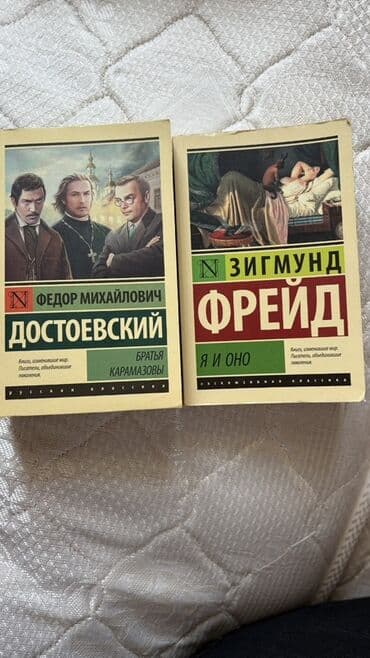 купить бу чемодан: Fyodor Dostoyevskinin "Karamazov Qardaşları" və Ziqmund Freydin "Mən — 1