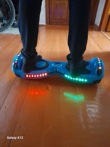 Subaru: Uşaqlar və yeniyetmələr üçün balans skuter (hovərbord) - Rəng: mavi - — 2