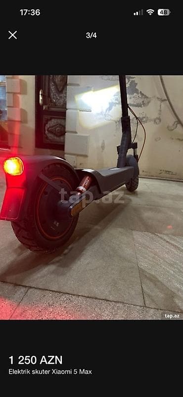böyük çanta: Elektrik skuter Xiaomi 5 Max - Güclü elektrikli ötürücü və böyük — 4