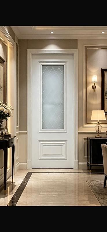 Ağ rəngli klassik interyer qapıları🚪 8lik mdf 5 qat politan boya lalafo.az -da Ağ rəngli klassik interyer qapıları🚪 8lik mdf 5 qat politan boya