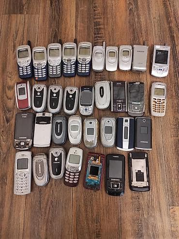 Köhnə mobil telefonlar və ehtiyat hissələri lotu - Marka və modellər — 5