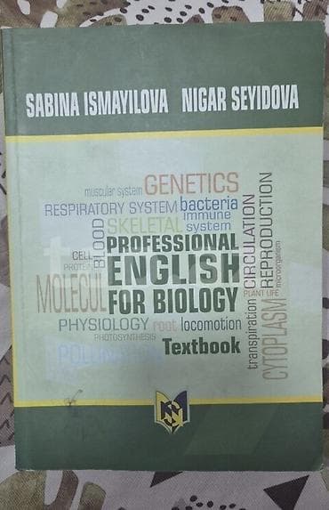 English for biology kitabı, Sabina İsmayılova Nigar Seyidova lalafo.az -da English for biology kitabı, Sabina İsmayılova Nigar Seyidova