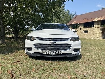 luaz satilir: Chevrolet Malibu sedan – ağ rəng, zərif və dinamik dizayn — 1