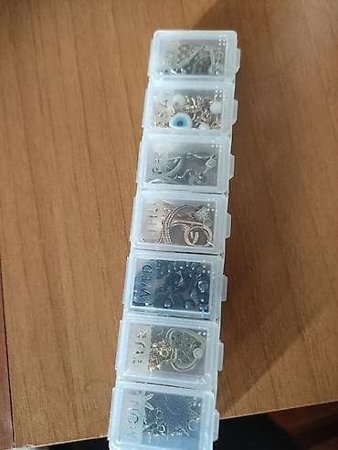 xonça desti: Türkiyədən gəlib ozəl. Bəzək aksesuarları və xırda bijuteriyalar dəsti — 1