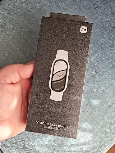 su despensoru: Yeni, Smart qolbaq, Xiaomi, Bluetooth, rəng - Ağ — 1