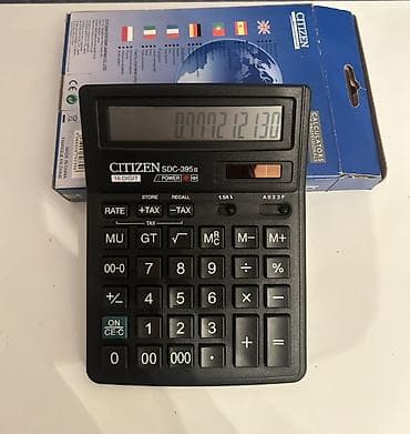 1998 ne ilidi: Citizen SDC-395II masaüstü kalkulyator Xüsusiyyətlər: - 16 rəqəmli — 2