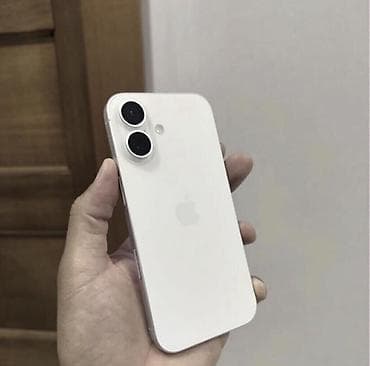 işlenmiş iphone: IPhone 16, 128 GB, Ağ, Zəmanət, Simsiz şarj, Face ID — 2