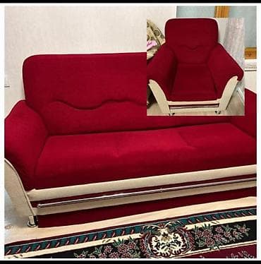 İşlənmiş, Divan, 2 kreslo, Bazalı, Açılan