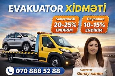 toyota servis xirdalan: Evakuator, Platforma ilə, Şəhər daxili — 4