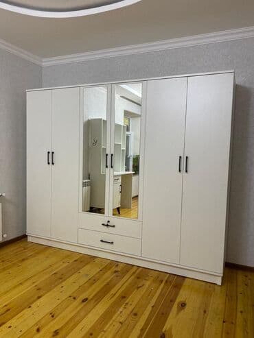 paltar asılqanı taxta: Yeni, Açılan, 5 qapı Düz dolab, Dolab-asılqan, Azərbaycan — 1