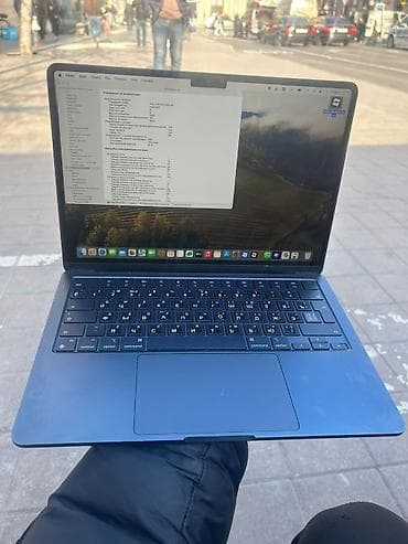 Настольные ПК и рабочие станции: Salam macbook m2 8/256 Pil-91% şarj kabeli orginal verilir Barmaq izi — 6