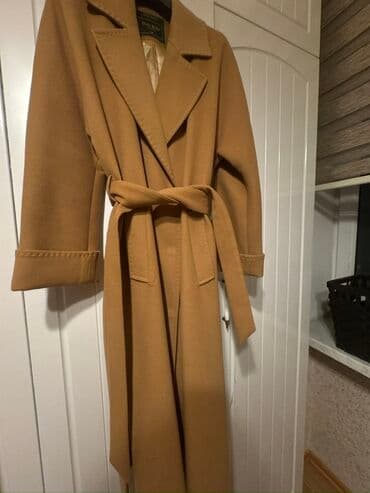 женские дубленки из тосканы: Пальто, S, цвет - Коричневый — 1