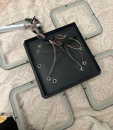 led lampalar: Led Çılçıraq, 4 və daha çox lampa, Metal — 2