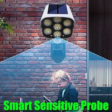 sensorlu lampa: Günəş ☀️⛅ enerjisi ilə işləyən sensorlu kamera 📷 formasında lampa LED — 7