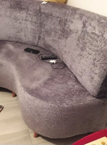 ev üçün divan: Divan, Açılmayan, Bazasız, Vеlur parça, Çatdırılma yoxdur — 1