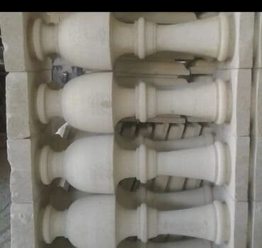 большие горшки для цветов: Bahar və yay çiçəkləri üçün nəzərdə tutulmuş, daşdan hazırlanmış — 24