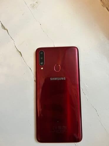 Samsung Galaxy S20, 32 GB, rəng - Qırmızı, Barmaq izi