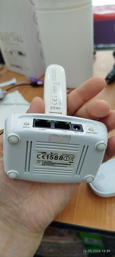 pro h26 white: Sazz ZTE MF10 Wi‑Fi router + Sür@ USB modem dəsti Xüsusiyyətlər: - — 2
