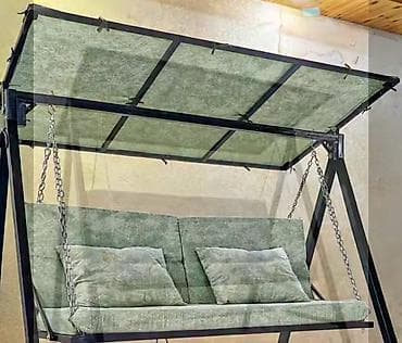 bag yellencek: Диван-качели, С зонтиком, Металл — 3