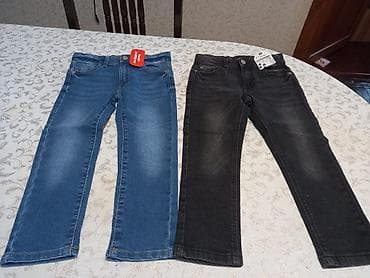 Uşaq cins şalvarları – 2 ədəd dəst - Model: Klasik 5 ciblə