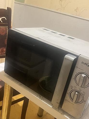 aeg pec: Mikrodalğalı soba Eurolux, Ayrıca dayanan, Mikrodalğalar ilə, rəng - Boz, İşlənmiş — 1
