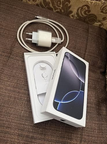 telefon kabrosu: IPhone 16 Pro Max, 256 GB, Black Titanium, Zəmanət — 5