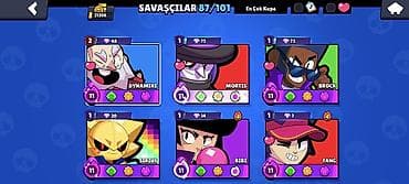 Brawl Stars hesabı - Kupa: 31.208 (ən yüksək 31.249), Kupa Yolu — 2