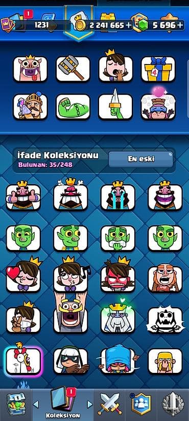 Clash Royale account satılır – yüksək resurslu və inkişaf etmiş — 3