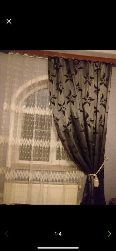 yataq otağı üçün pərdələr: Təzə kimidi 80m boyu 3m en160sm — 1