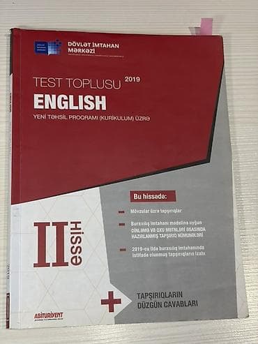 Məhsul: Dövlət İmtahan Mərkəzi – Test Toplusu 2019, English (Yeni lalafo.az -da Məhsul: Dövlət İmtahan Mərkəzi – Test Toplusu 2019, English (Yeni
