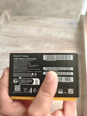 təlfon: Poco F7, rəng - Ağ, Sensor — 4