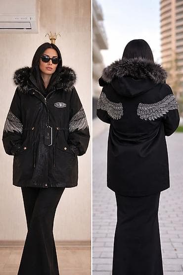 mexli kurtkalar: Qadınlar üçün qışlıq parkа. Kurtka baha alinib 550e.1 ce defe — 1