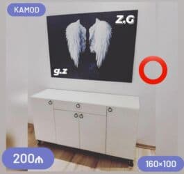 спальня из дерева: Б/у, Без зеркала — 1