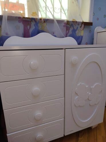 купить кровать трансформер: Oğlan və qız üçün, İşlənmiş, Təknəfərlik çarpayı, Komod — 3