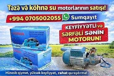 ariston satisi: Su motorları – təzə və köhnə modellərin satışı (Sumqayıt) Məhsulun — 1