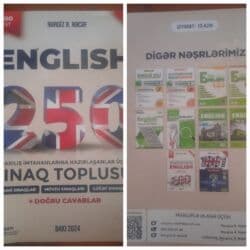 5 dollar nece manatdir: Ingilis dilinden test kitapları.Her biri 8manat.Isteyen zeng edib ve — 3