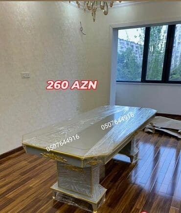 stol uzlukleri: Классический стол, Новый, Нераскладной, MDF, Квадратный стол — 1