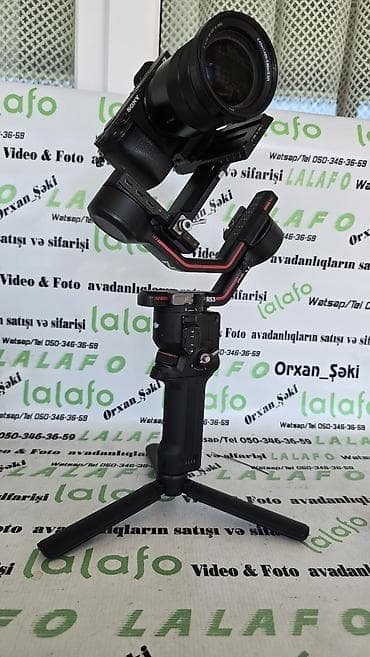 irşad honor x9a: DJI Ronin RS3 üzərində Sony A6400 və Sony 18-105 zum abiyektif lə Tam — 1