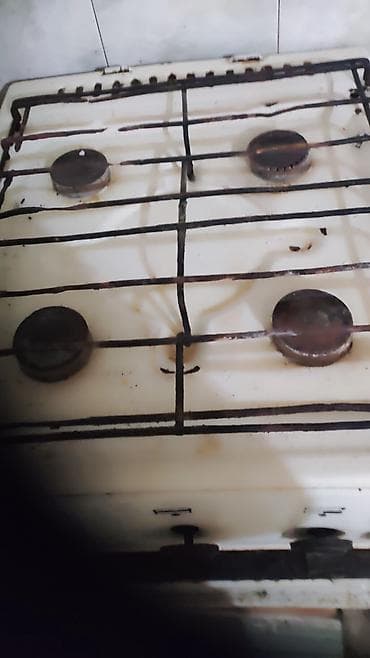 Qaz sobası Ayrıca dayanan, 4 gözlü, İşlənmiş