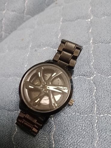 saat patek philippe: Metall qolbaqlı analoq kişi saatı - Rəng: tünd metal/qaraya çalan - — 2