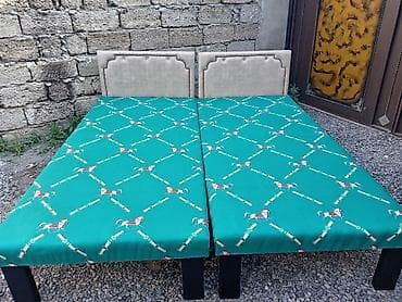 Təzə çarpayılar 1 nəfərlik çarpayılar 60. 2 nəfərlik taxt 110 manat